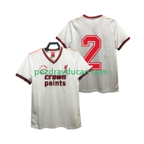 Nogometni Dresovi Liverpool 2 1985 1986 Retro Muški Gostujući dres Kratkih Rukava