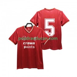Nogometni Dresovi Liverpool 5 1985 1986 Retro Muški Domaći dres Kratkih Rukava