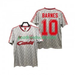 Nogometni Dresovi Liverpool BARNES 10 1989 1991 Retro Muški Gostujući dres Kratkih Rukava