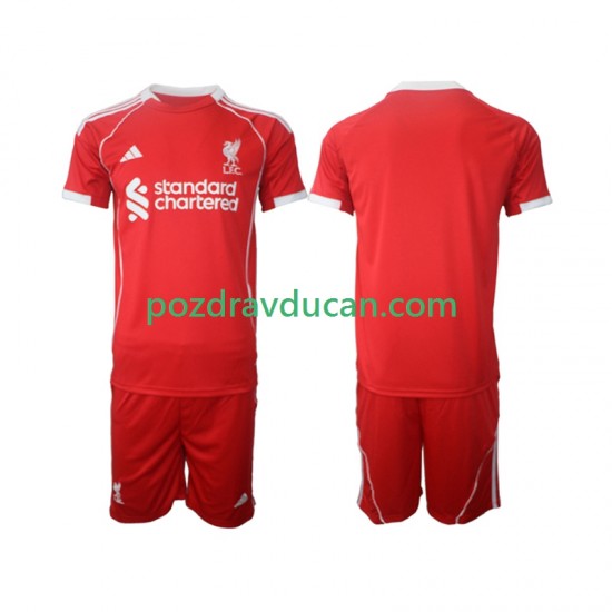Nogometni Dresovi Liverpool Dječji Domaći dres 2025-2026 Kratkih Rukava