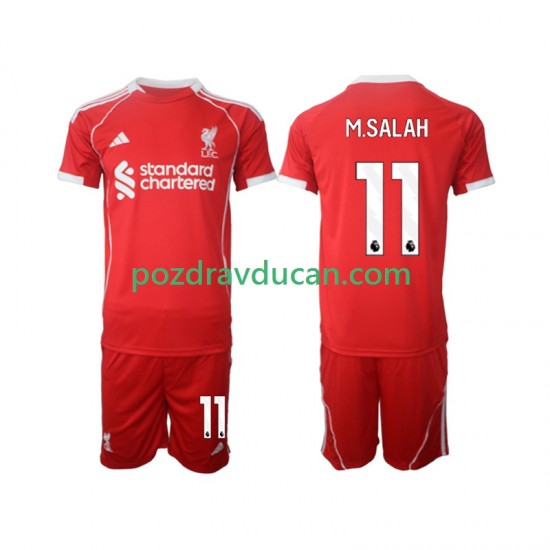 Nogometni Dresovi Liverpool Mohamed Salah 11 Dječji Domaći dres 2025-2026 Kratkih Rukava