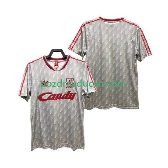 Nogometni Dresovi Liverpool 1989 1991 Retro Muški Gostujući dres Kratkih Rukava