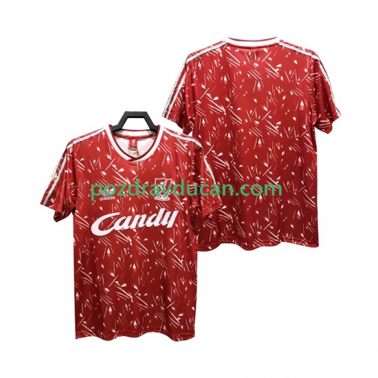 Nogometni Dresovi Liverpool 1989 1991 Retro Muški Domaći dres Kratkih Rukava