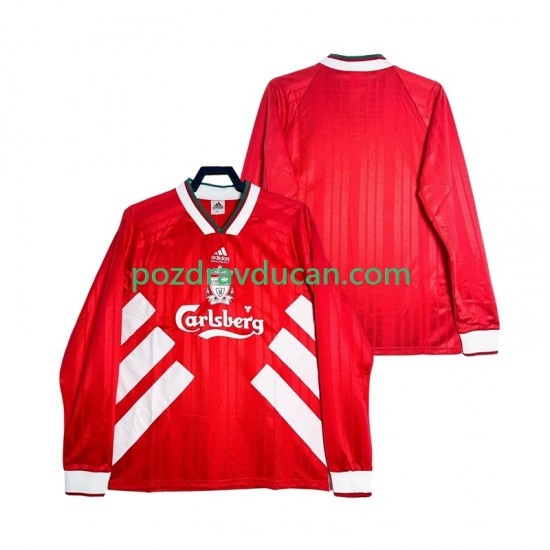 Nogometni Dresovi Liverpool 1993 1995 Retro Muški Domaći dres Dugi Rukav