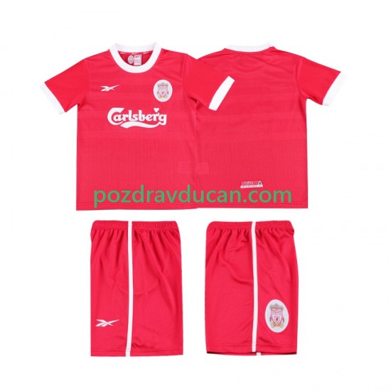 Nogometni Dresovi Liverpool LWP 1997 Retro Dječji Domaći dres 1998 Kratkih Rukava