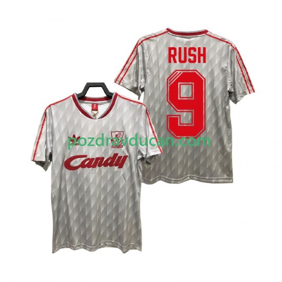 Nogometni Dresovi Liverpool Rush 9 1989 1991 Retro Muški Gostujući dres Kratkih Rukava