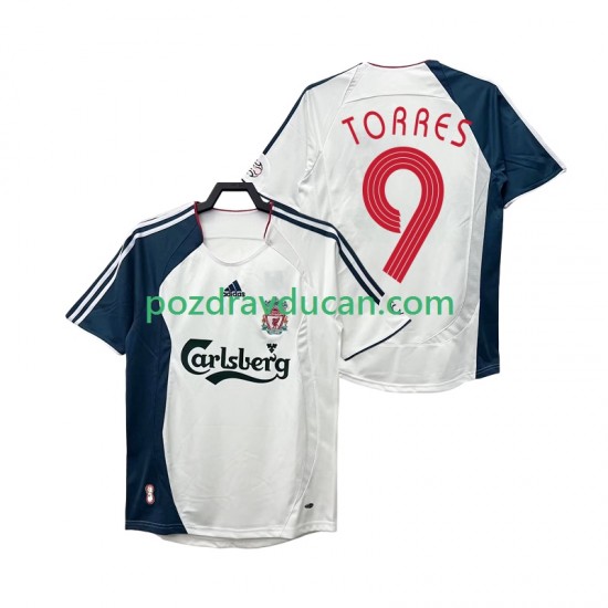 Nogometni Dresovi Liverpool Torres 9 Retro Muški Gostujući dres 2008 2006 Kratkih Rukava