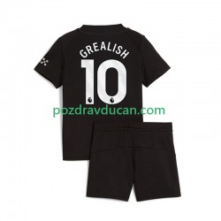 Nogometni Dresovi Manchester City Jack Grealish 10 Dječji Gostujući dres 2025-2026 Kratkih Rukava