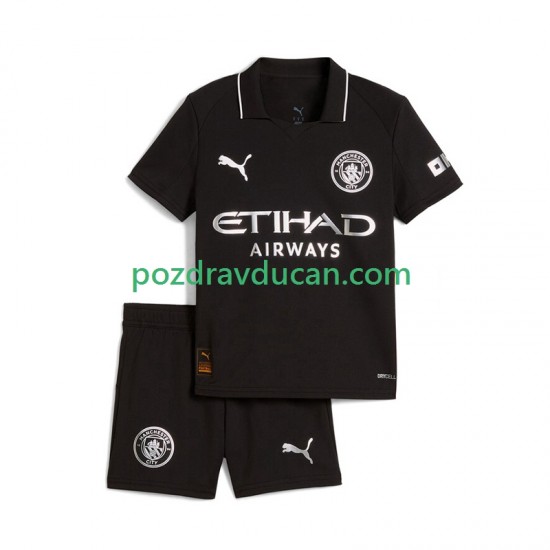 Nogometni Dresovi Manchester City Dječji Gostujući dres 2025-2026 Kratkih Rukava