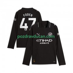 Nogometni Dresovi Manchester City Phil Foden 47 Muški Gostujući dres 2025-2026 Dugi Rukav