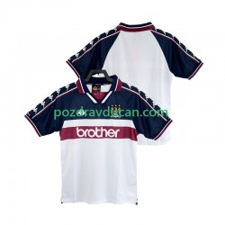 Nogometni Dresovi Manchester City 1997 Retro Muški Gostujući dres 1998 Kratkih Rukava