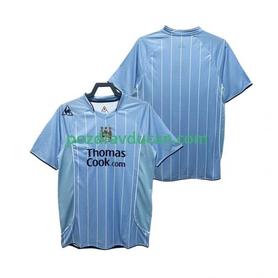 Nogometni Dresovi Manchester City 2007 Retro Muški Domaći dres 2008 Kratkih Rukava