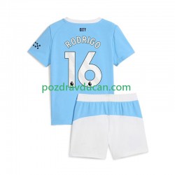 Nogometni Dresovi Manchester City Rodrigo Hernandez 16 Dječji Domaći dres 2025-2026 Kratkih Rukava