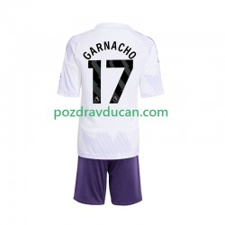 Nogometni Dresovi Manchester United Alejandro Garnacho 17 Dječji Gostujući dres 2025-2026 Kratkih Rukava