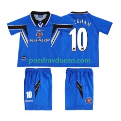 Nogometni Dresovi Manchester United BECKHAM 10 1996 Retro Dječji Treći dres 1998 Kratkih Rukava