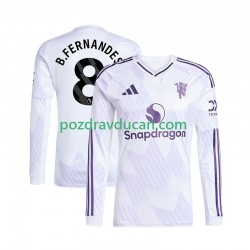 Nogometni Dresovi Manchester United Bruno Fernandes 8 Muški Gostujući dres 2025-2026 Dugi Rukav