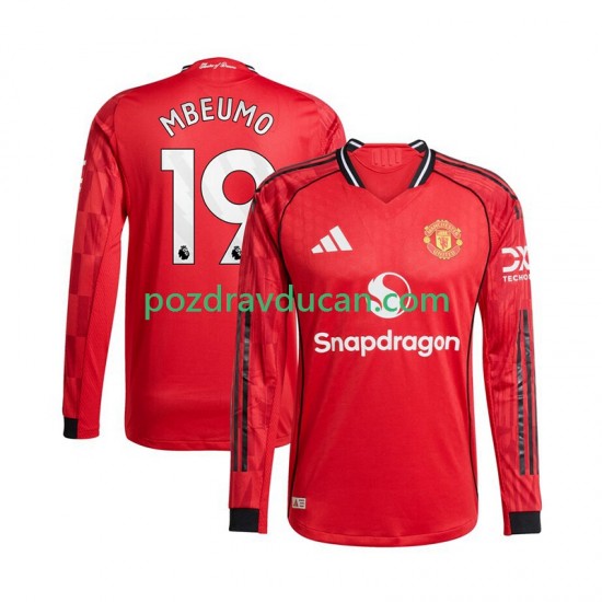 Nogometni Dresovi Manchester United Bryan Mbeumo 19 Muški Domaći dres 2025-2026 Dugi Rukav