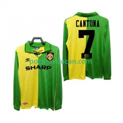 Nogometni Dresovi Manchester United CANTONA 7 1992 Retro Muški Gostujući dres 1994 Dugi Rukav