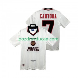 Nogometni Dresovi Manchester United CANTONA 7 1996 1997 Retro Muški Gostujući dres Kratkih Rukava