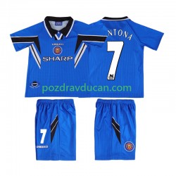 Nogometni Dresovi Manchester United CONTONA 7 1996 Retro Dječji Treći dres 1998 Kratkih Rukava