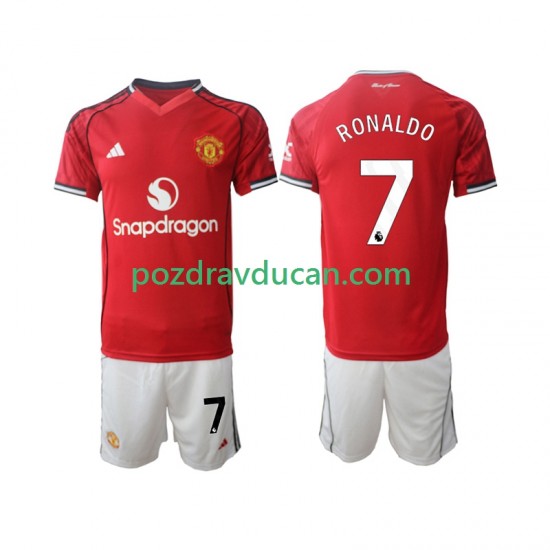 Nogometni Dresovi Manchester United Cristiano Ronaldo 7 Dječji Domaći dres 2025-2026 Kratkih Rukava