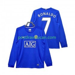 Nogometni Dresovi Manchester United Cristiano Ronaldo 7 2009 Retro Muški Treći dres 2008 Dugi Rukav
