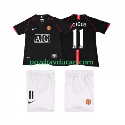 Nogometni Dresovi Manchester United GIGGS 11 2007 Retro Dječji Gostujući dres 2008 Kratkih Rukava