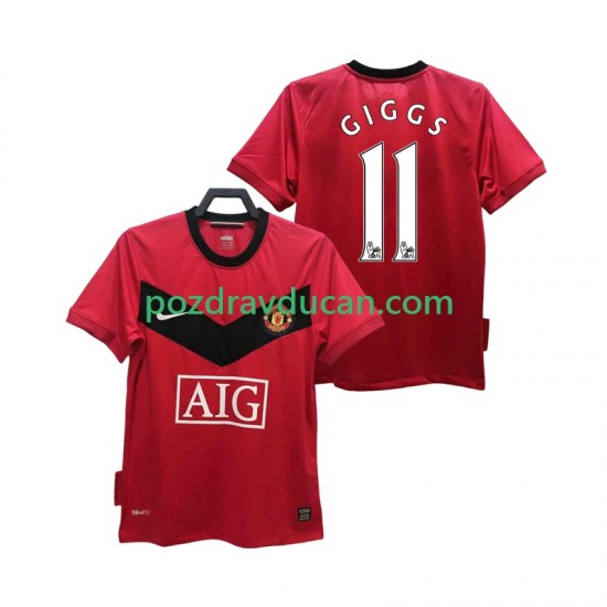 Nogometni Dresovi Manchester United GIGGS 11 2009 Retro Muški Domaći dres 2010 Kratkih Rukava