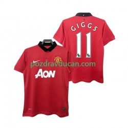 Nogometni Dresovi Manchester United GIGGS 11 2013 2014 Retro Muški Domaći dres Kratkih Rukava