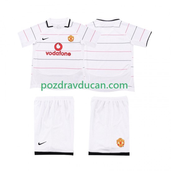 Nogometni Dresovi Manchester United 2003 Retro Dječji Treći dres 2006 Kratkih Rukava
