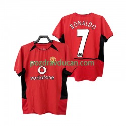 Nogometni Dresovi Manchester United RONALDO 7 Retro Muški Domaći dres 2002 2004 Kratkih Rukava