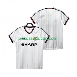 Nogometni Dresovi Manchester United 1983 1984 Retro Muški Gostujući dres Kratkih Rukava