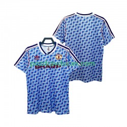 Nogometni Dresovi Manchester United 1990 1992 Retro Muški Gostujući dres Kratkih Rukava