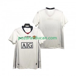 Nogometni Dresovi Manchester United Champions League 2009 Retro Muški Gostujući dres 2008 Kratkih Rukava