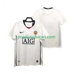 Nogometni Dresovi Manchester United Premier League 2009 Retro Muški Gostujući dres 2008 Kratkih Rukava