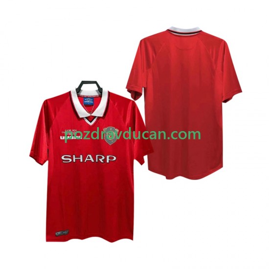 Nogometni Dresovi Manchester United 2000 Retro Muški Domaći dres 1999 Kratkih Rukava