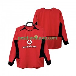 Nogometni Dresovi Manchester United Retro Muški Domaći dres 2002 2004 Dugi Rukav