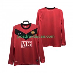 Nogometni Dresovi Manchester United 2009 Retro Muški Domaći dres 2010 Dugi Rukav