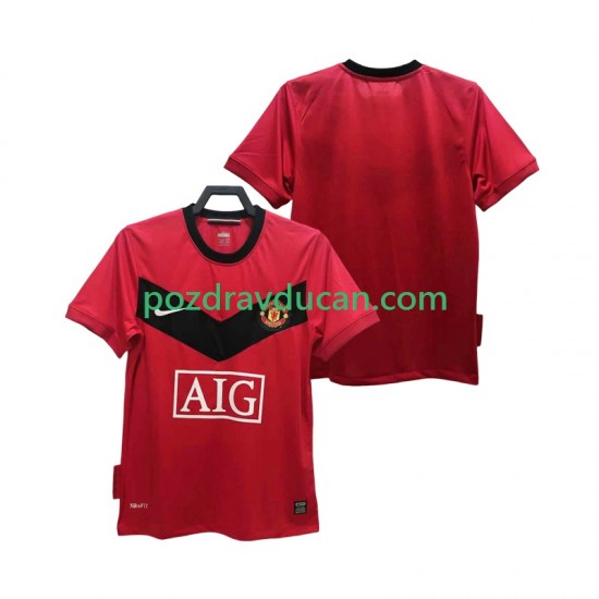 Nogometni Dresovi Manchester United 2009 Retro Muški Domaći dres 2010 Kratkih Rukava