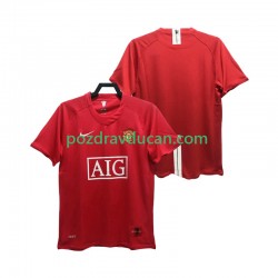 Nogometni Dresovi Manchester United Premier League 2007 Retro Muški Domaći dres 2008 Kratkih Rukava