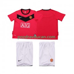 Nogometni Dresovi Manchester United 2009 Retro Dječji Domaći dres 2010 Kratkih Rukava