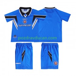 Nogometni Dresovi Manchester United 1996 Retro Dječji Treći dres 1998 Kratkih Rukava
