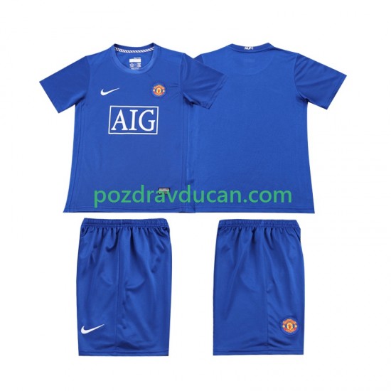 Nogometni Dresovi Manchester United 2009 Retro Dječji Treći dres 2008 Kratkih Rukava