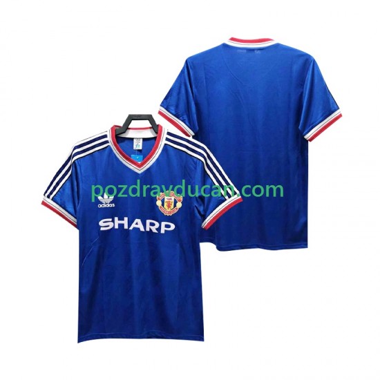 Nogometni Dresovi Manchester United 1986 1988 Retro Muški Treći dres Kratkih Rukava