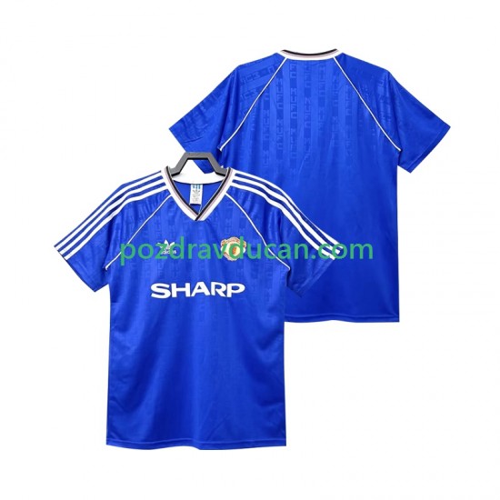Nogometni Dresovi Manchester United 1988 1990 Retro Muški Treći dres Kratkih Rukava
