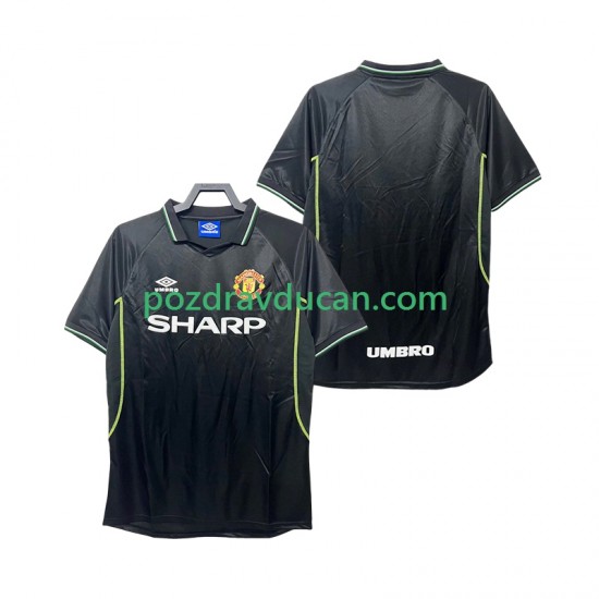 Nogometni Dresovi Manchester United Retro Muški Treći dres 1998 1999 Kratkih Rukava