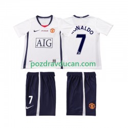 Nogometni Dresovi Manchester United Ronaldo 7 Champions League 2009 Retro Dječji Gostujući dres 2008 Kratkih Rukava
