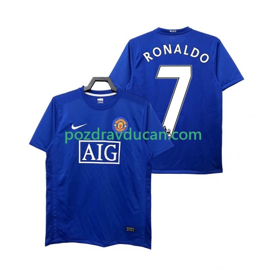 Nogometni Dresovi Manchester United Ronaldo 7 2009 Retro Muški Treći dres 2008 Kratkih Rukava