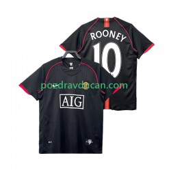 Nogometni Dresovi Manchester United Rooney 10 2007 Retro Muški Gostujući dres 2008 Kratkih Rukava