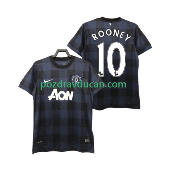Nogometni Dresovi Manchester United Rooney 10 2013 2014 Retro Muški Gostujući dres Kratkih Rukava